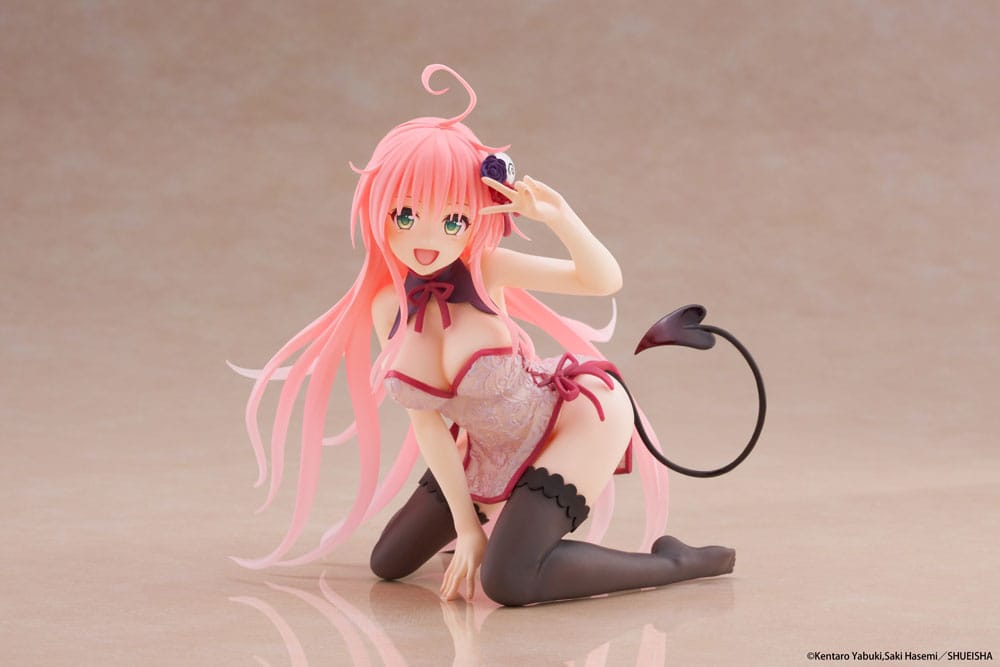 To Love-Ru Darkness PVC Statue Desktop Cute Figure Lala Chinese Dress Ver. 13 cm