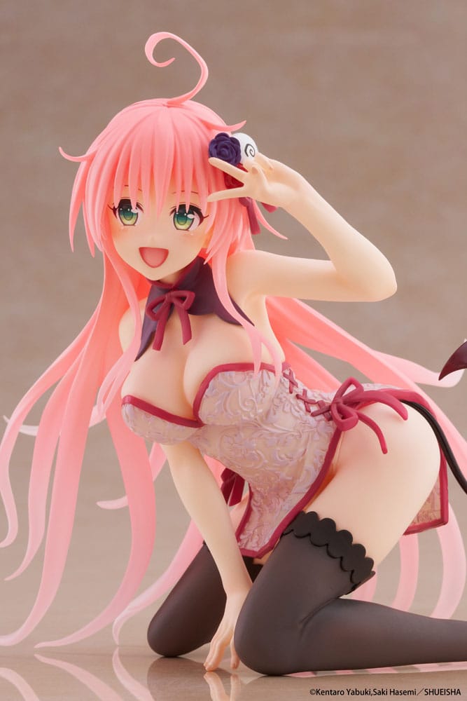 To Love-Ru Darkness PVC Statue Desktop Cute Figure Lala Chinese Dress Ver. 13 cm