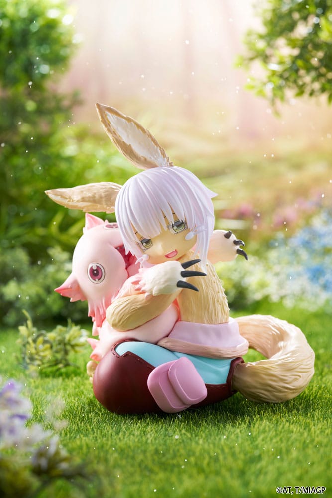 Made in Abyss: The Golden City of the Scorching Sun PVC Statue Desktop Cute Figure Nanachi &amp; Mitty Reissue 13 cm