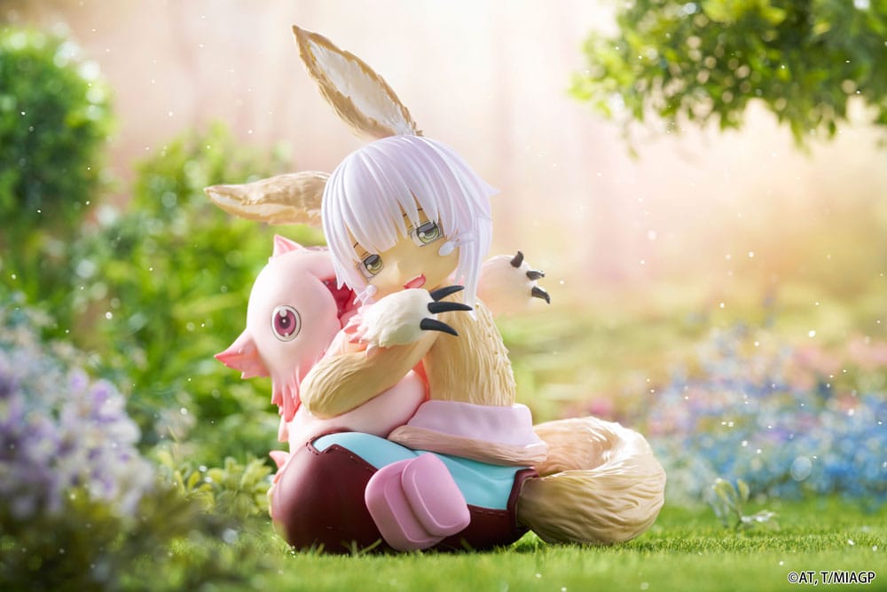 Made in Abyss: The Golden City of the Scorching Sun PVC Statue Desktop Cute Figure Nanachi &amp; Mitty Reissue 13 cm