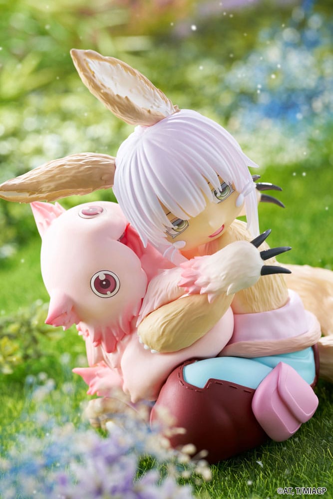 Made in Abyss: The Golden City of the Scorching Sun PVC Statue Desktop Cute Figure Nanachi &amp; Mitty Reissue 13 cm