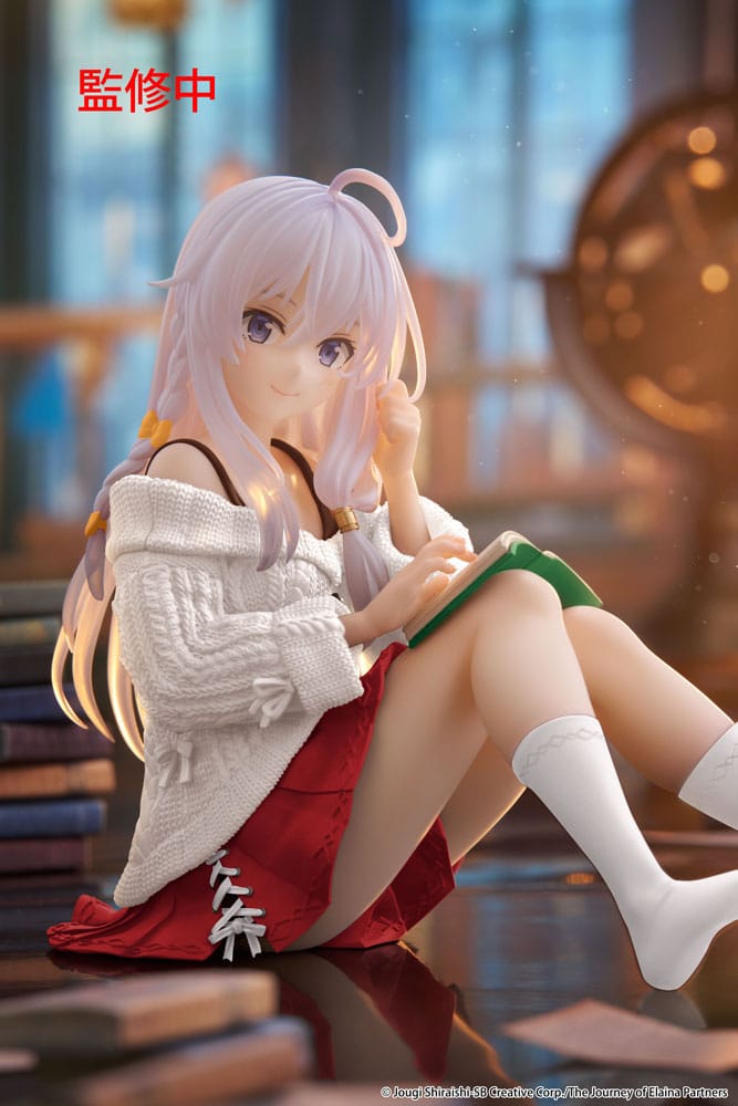 Wandering Witch: The Journey of Elaina PVC Statue Desktop Cute Figure Elaina Casual Clothes Ver. Renewal 13 cm