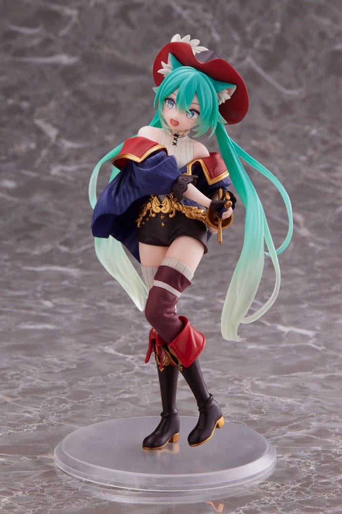 Hatsune Miku PVC Statue Hatsune Miku Wonderland Puss in Boots 18 cm