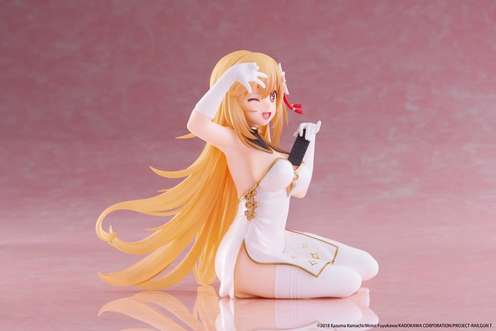 A Certain Scientific Railgun PVC Statue Desktop Cute Figure Misaki Shokuho Chinese Dress Ver. 13 cm