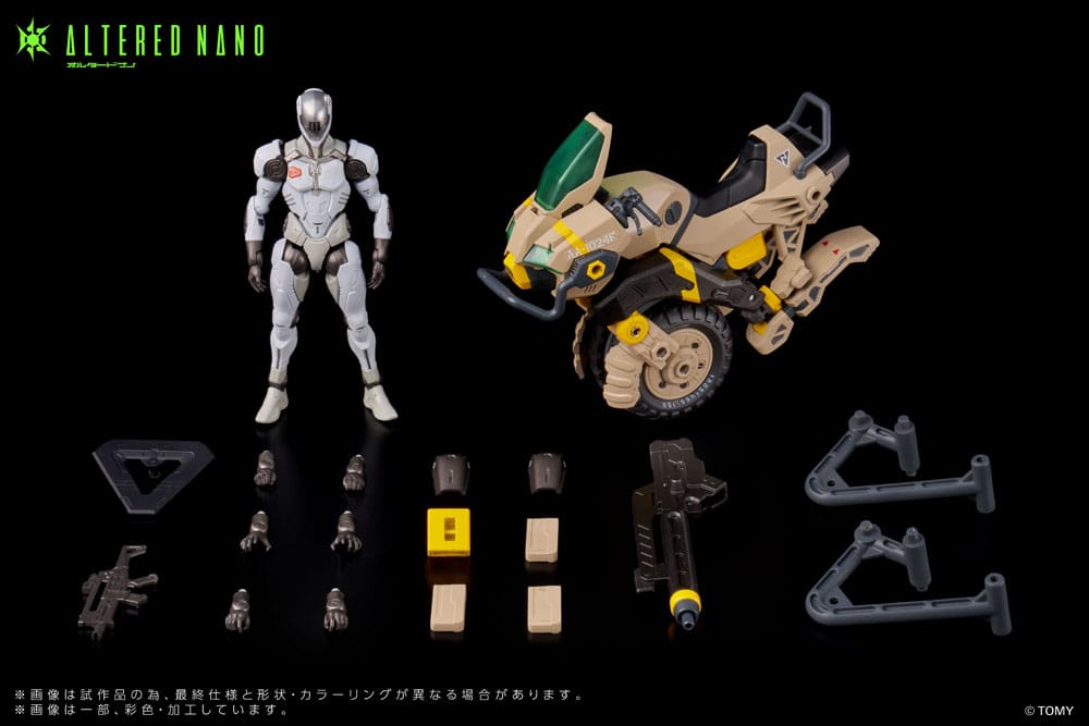 Altered Nano Action Figures 2-Pack AN-EX Alt FRIGATE & AA-CAFALL 1024 (FLAGSHIP) 10 cm
