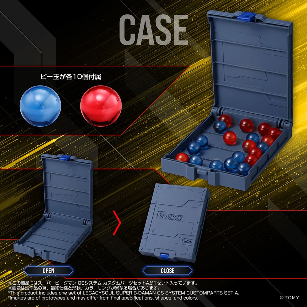 Super B-Daman Legacysoul Action Figure Accessory Set Super B-Daman OS Sytsem Custom Part Set A