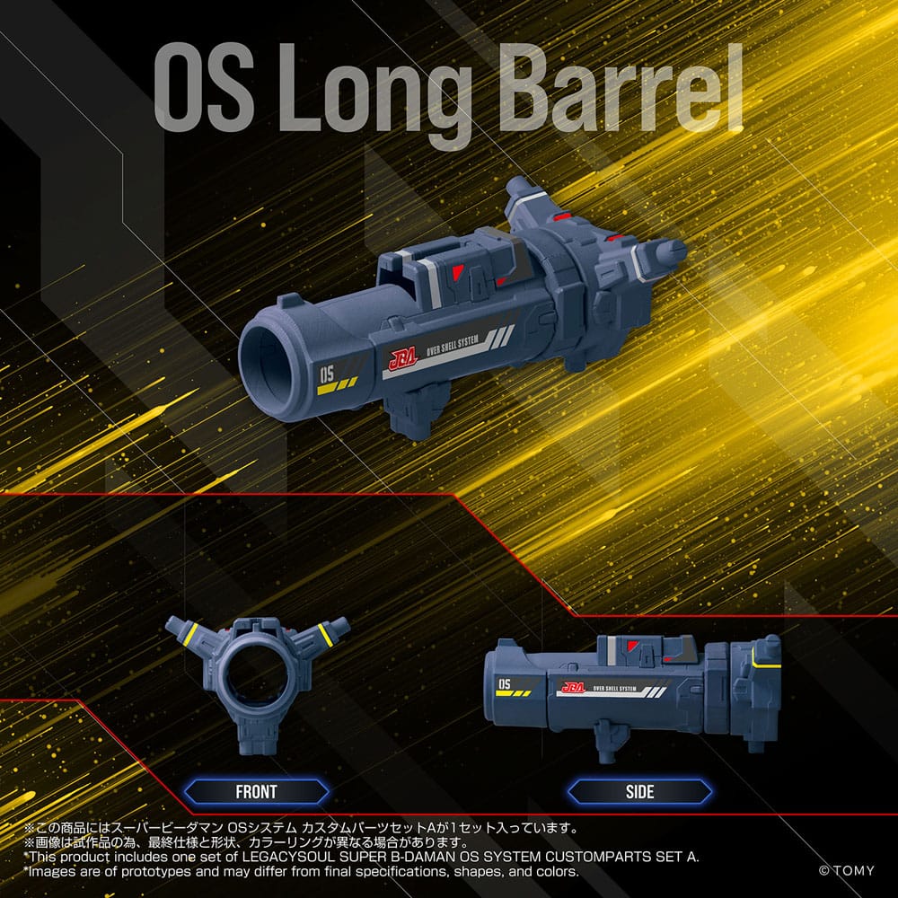 Super B-Daman Legacysoul Action Figure Accessory Set Super B-Daman OS Sytsem Custom Part Set A