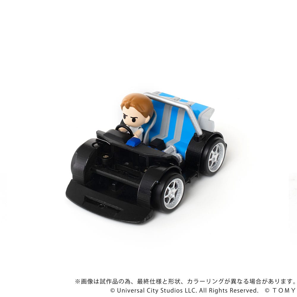 Fast &amp; Furious Q-Village Vehicle with Nissan Skyline GT-R (R34) 9cm minifigure