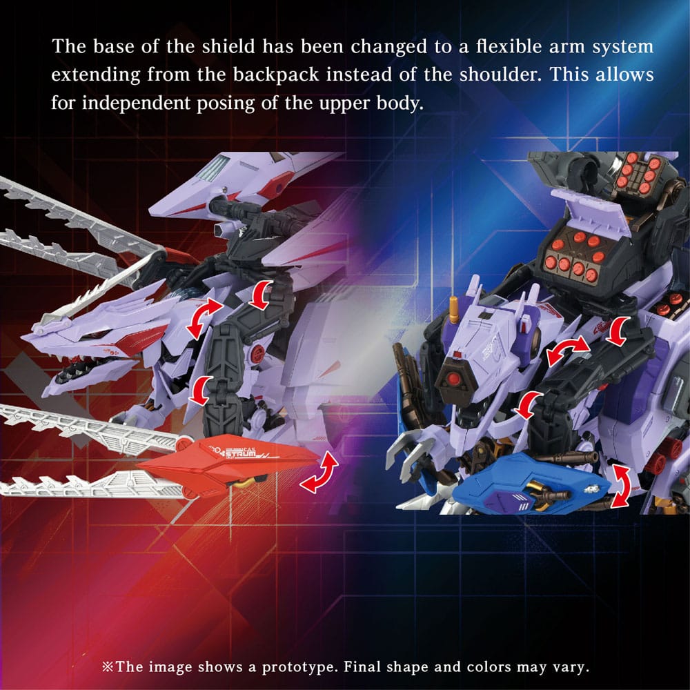 Zoids Model Kit Accesoory Set AM-Z01CP Berserk Fury Sturm & Jagd Unit