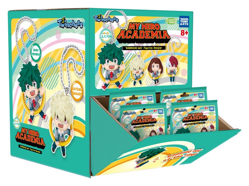 My Hero Academia Konnichi-wa Danglers Keychains 3 cm Mystery Capsule Display (24)