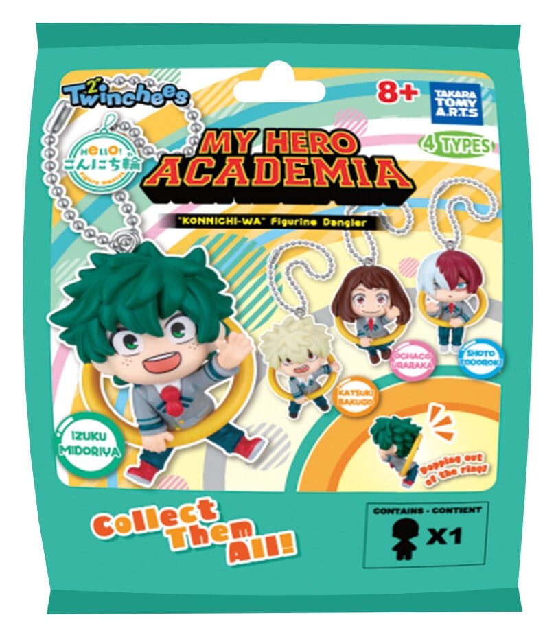 My Hero Academia Konnichi-wa Danglers Keychains 3 cm Mystery Capsule Display (24)