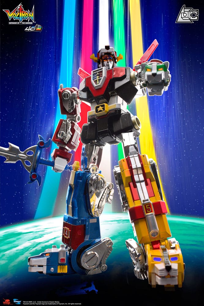 Voltron Action Figure Gift Set 40th Anniversary Collector's Edition 27 cm