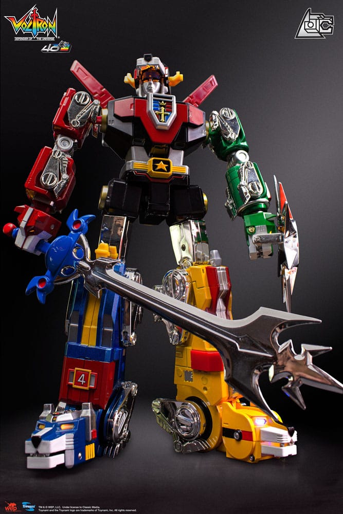 Voltron Action Figure Gift Set 40th Anniversary Collector's Edition 27 cm