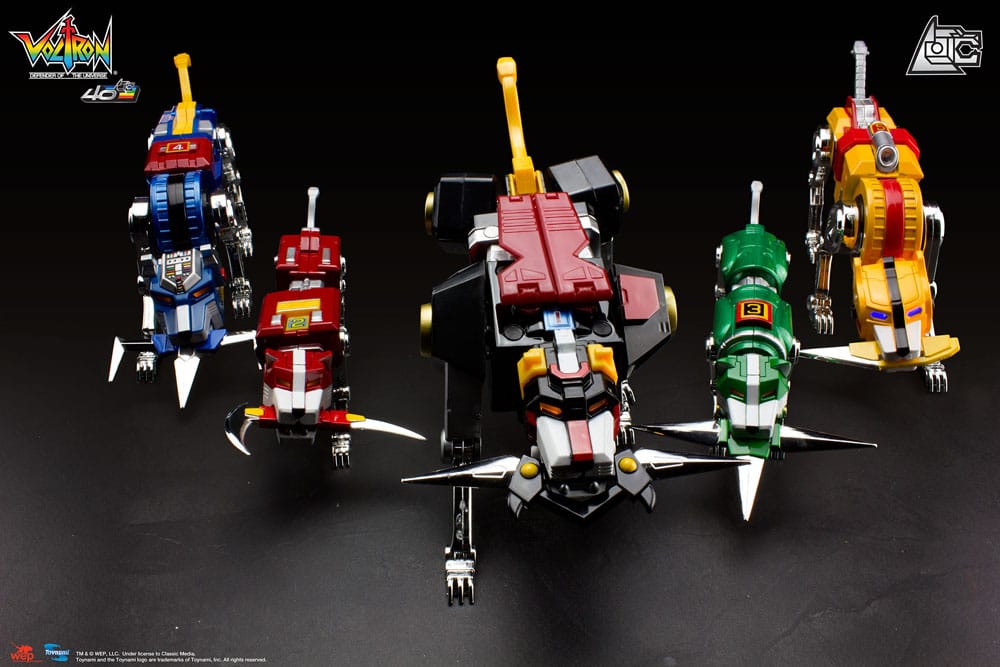Voltron Action Figure Gift Set 40th Anniversary Collector's Edition 27 cm