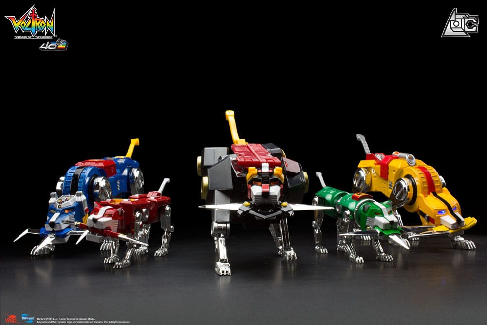 Voltron Action Figure Gift Set 40th Anniversary Collector's Edition 27 cm