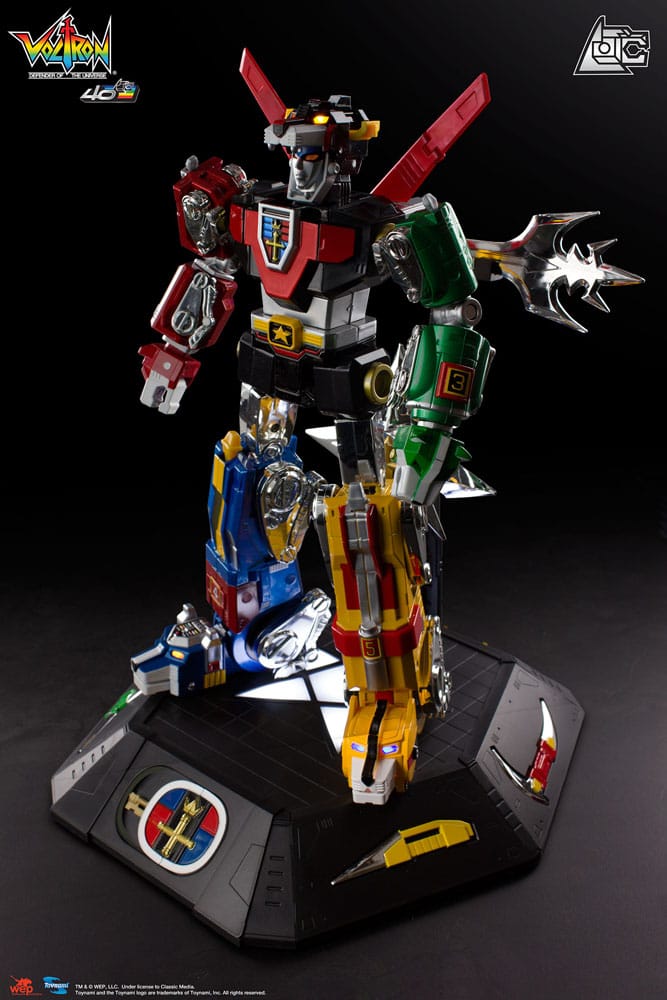 Voltron Action Figure Gift Set 40th Anniversary Collector's Edition 27 cm