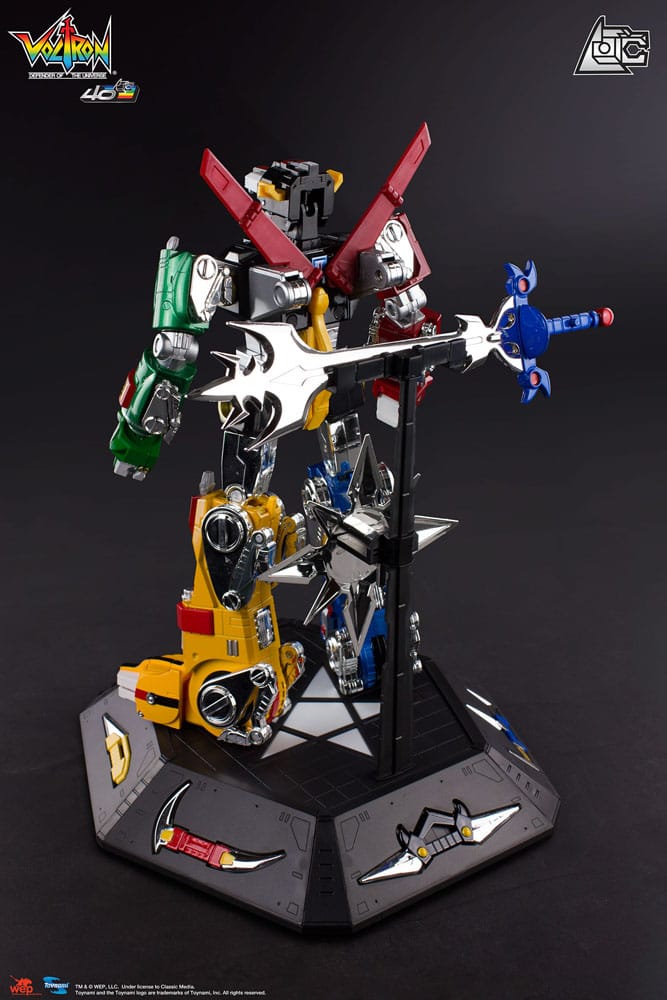 Voltron Action Figure Gift Set 40th Anniversary Collector's Edition 27 cm