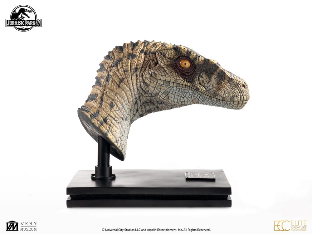 Jurassic Park III Bust Female Velociraptor White Queen 75 cm