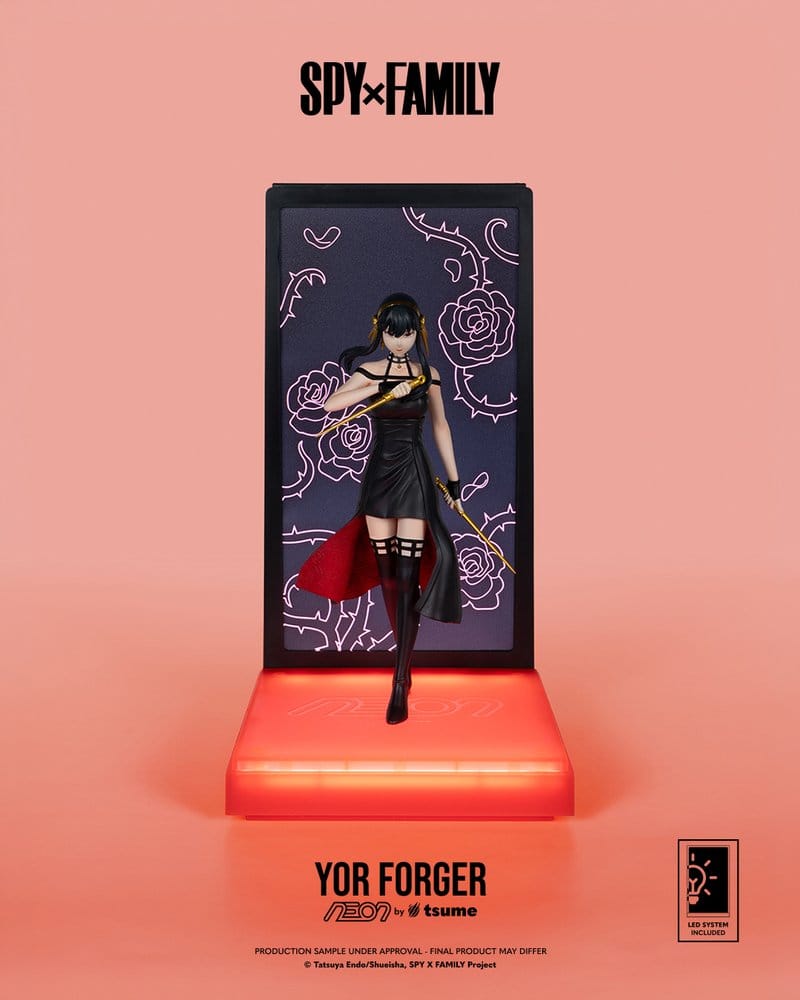 Spy x Family Neon Figure 1/9 Yor Forger 20 cm
