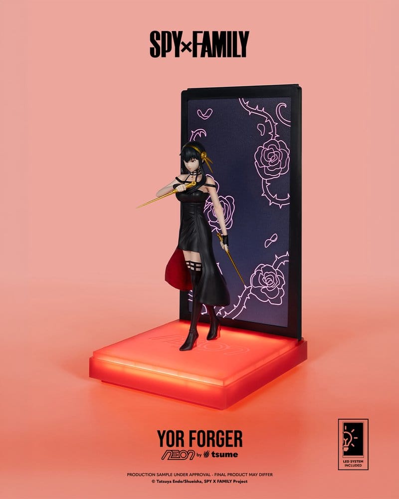 Spy x Family Neon Figure 1/9 Yor Forger 20 cm