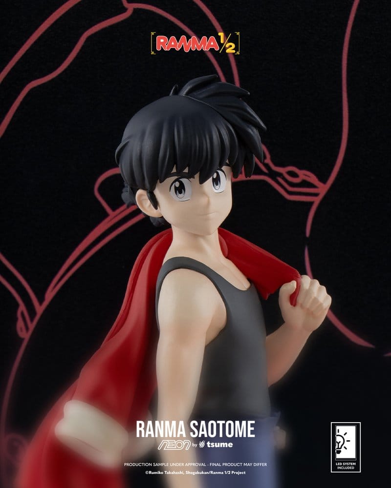 Ranma Neon Figure 1/9 Ranma Saotome Boy 20 cm