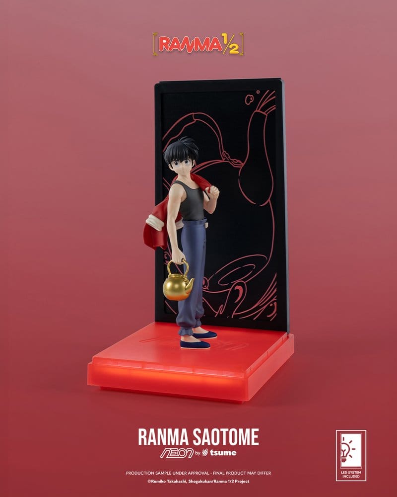 Ranma Neon Figure 1/9 Ranma Saotome Boy 20 cm