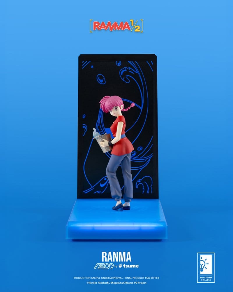 Ranma Neon Figure 1/9 Ranma Saotome Girl 20 cm