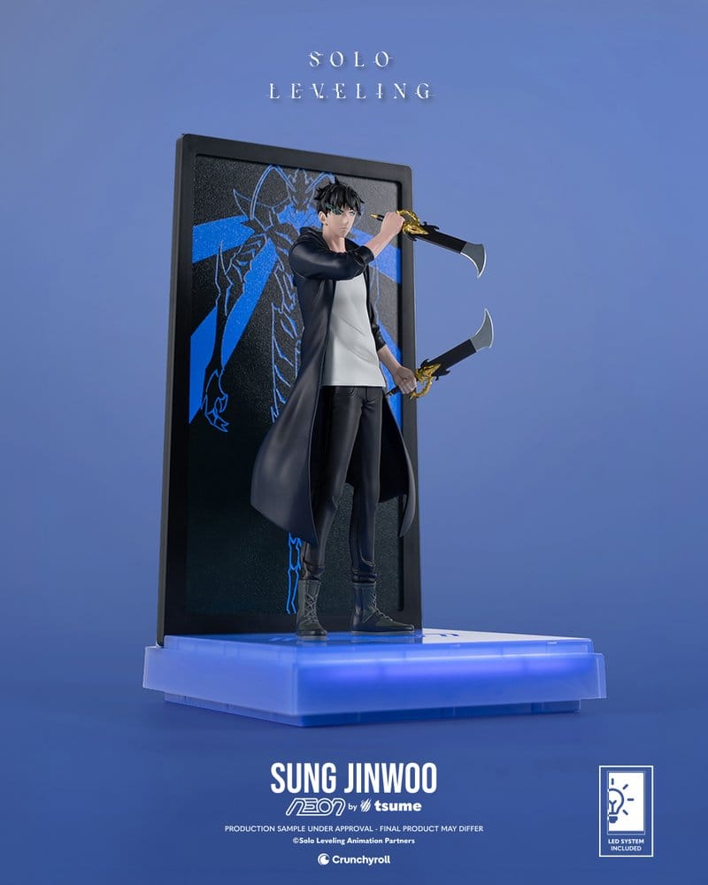 Solo Leveling Neon Figure 1/9 Sung Jinwoo 20 cm