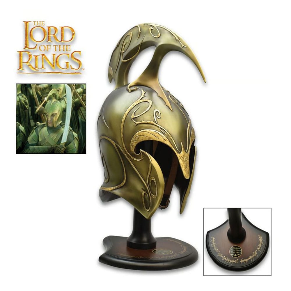 LOTR Replica 1/1 Elmo da Guerra Elfico Kit Alto Elfico Edizione Limitata