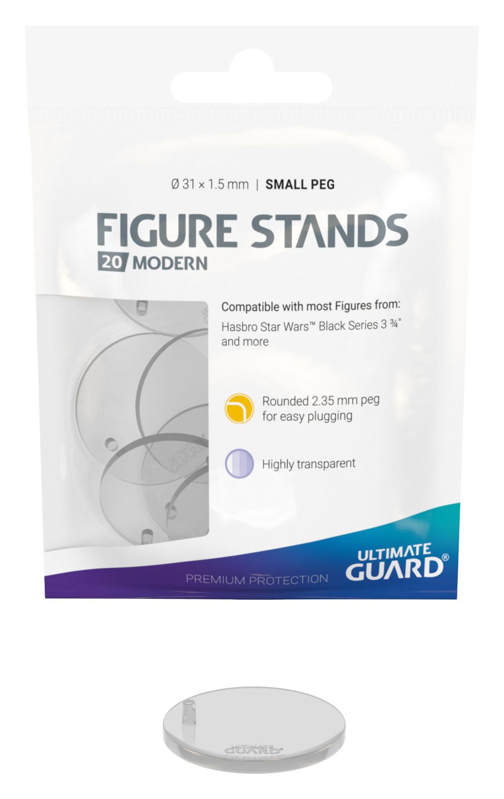 Ultimate Guard Figure Stands (20) - Piccolo Peg Modern