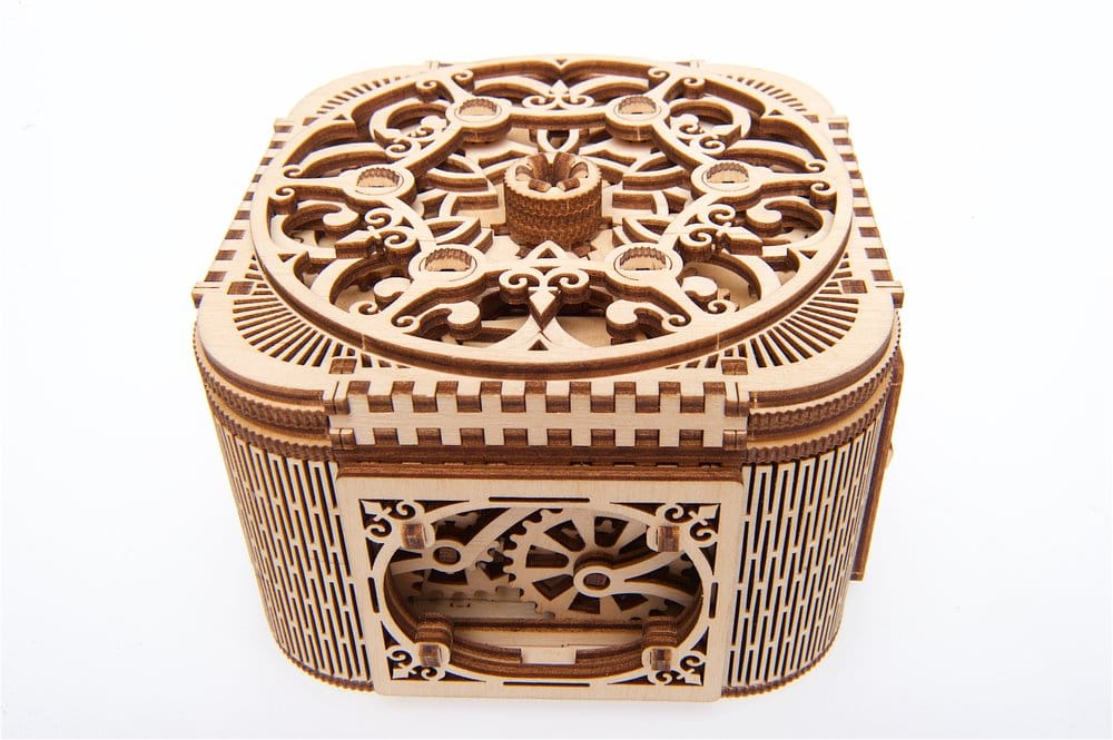 Ugears Wooden Model Kit Treasure Box