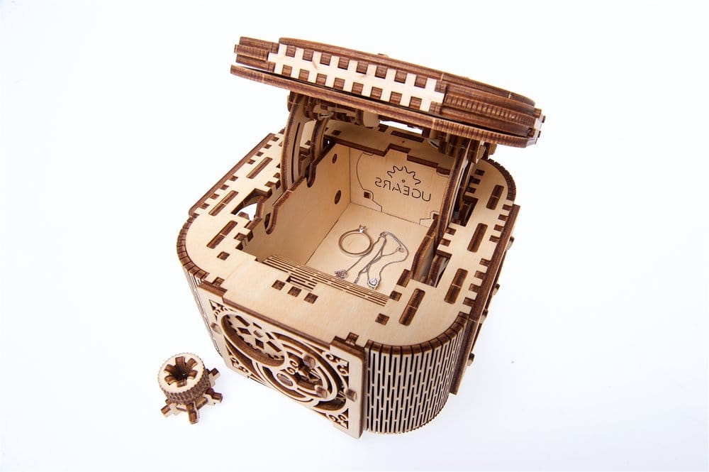Ugears Wooden Model Kit Treasure Box
