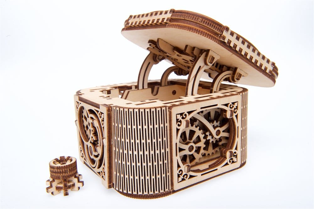 Ugears Wooden Model Kit Treasure Box
