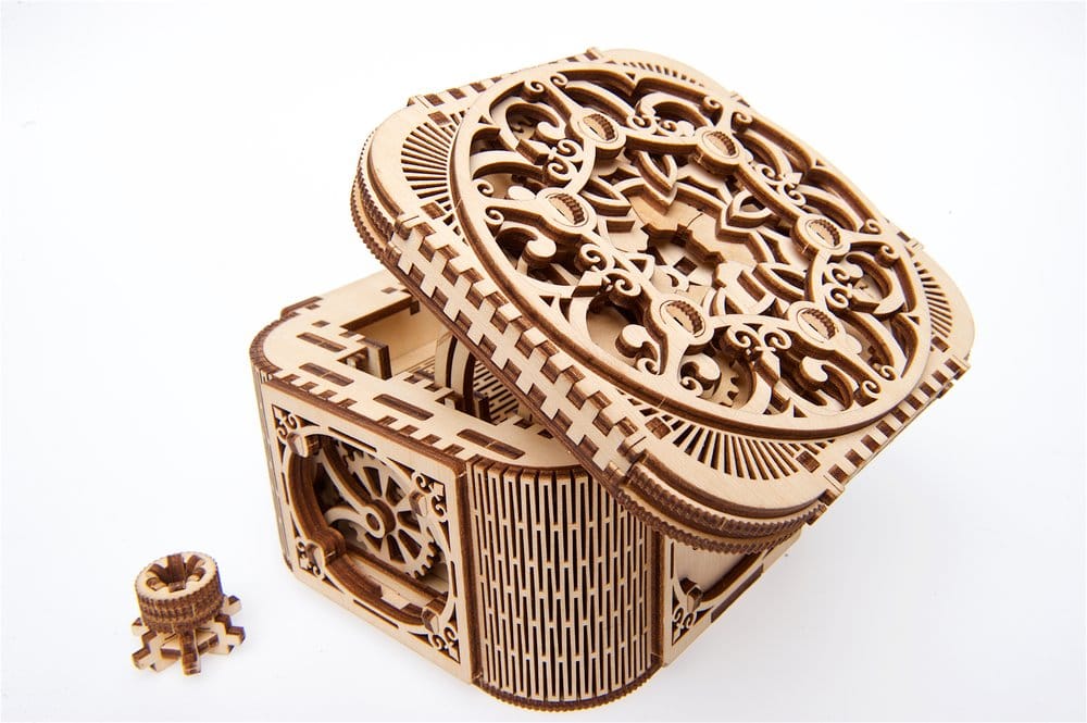 Ugears Wooden Model Kit Treasure Box