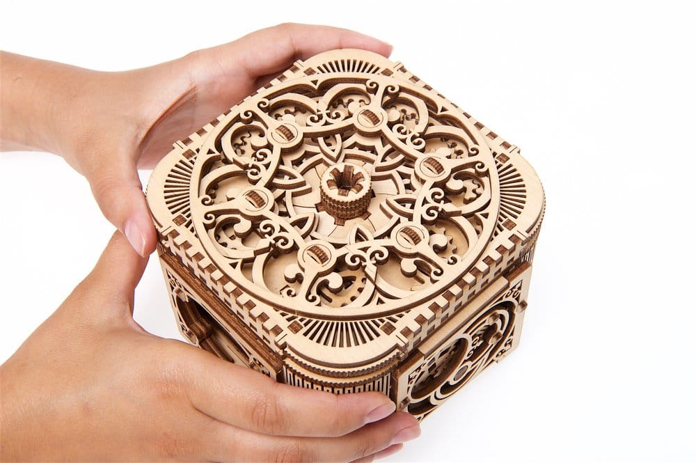 Ugears Wooden Model Kit Treasure Box