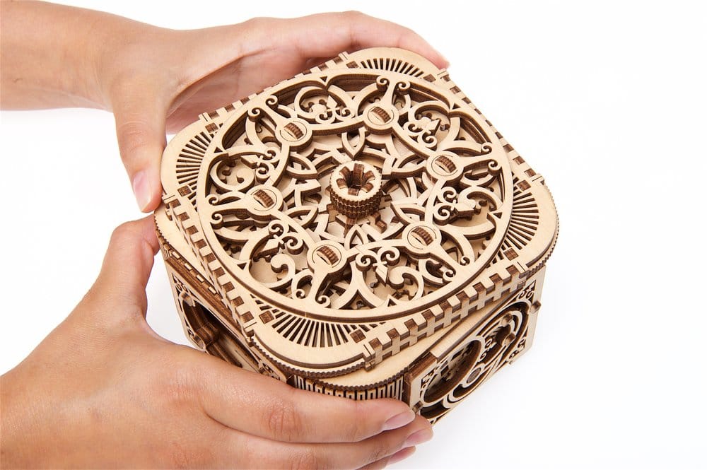 Ugears Wooden Model Kit Treasure Box