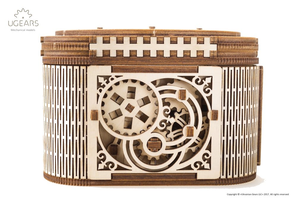 Ugears Wooden Model Kit Treasure Box