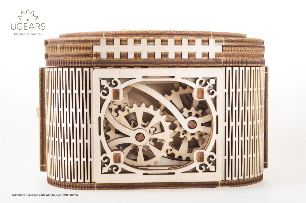 Ugears Wooden Model Kit Treasure Box