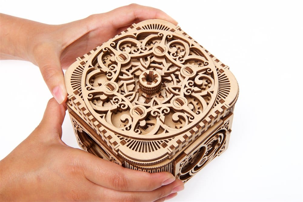 Ugears Wooden Model Kit Treasure Box