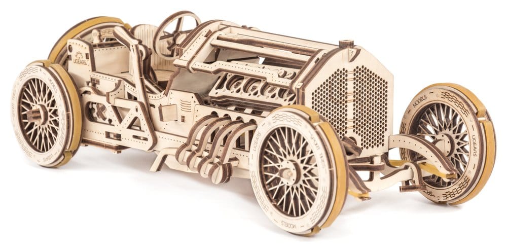 Ugears Wooden Model Kit U-9 Grand Prix Car