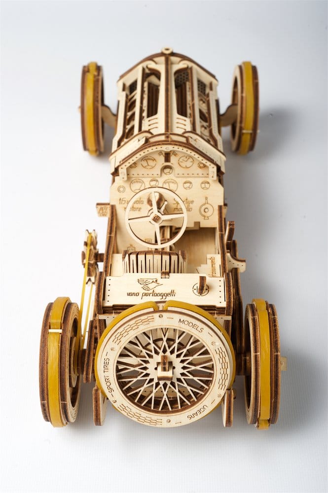 Ugears Wooden Model Kit U-9 Grand Prix Car
