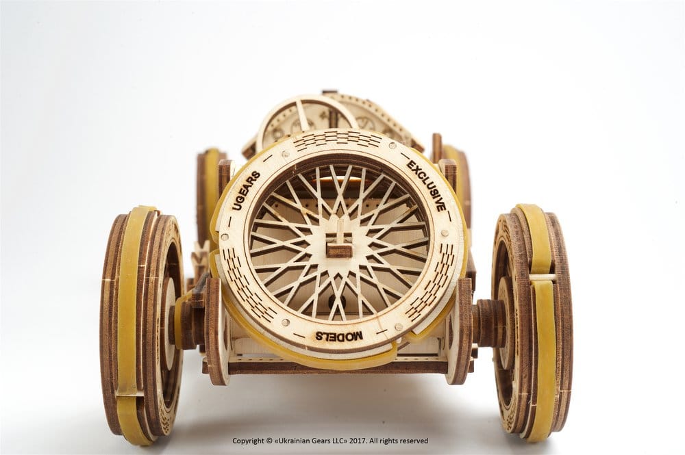 Ugears Wooden Model Kit U-9 Grand Prix Car
