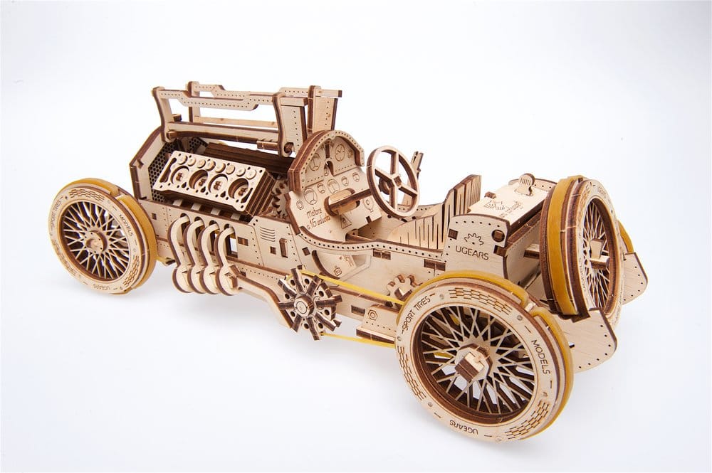 Ugears Wooden Model Kit U-9 Grand Prix Car