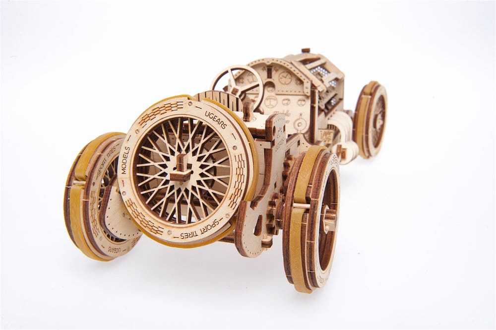 Ugears Wooden Model Kit U-9 Grand Prix Car