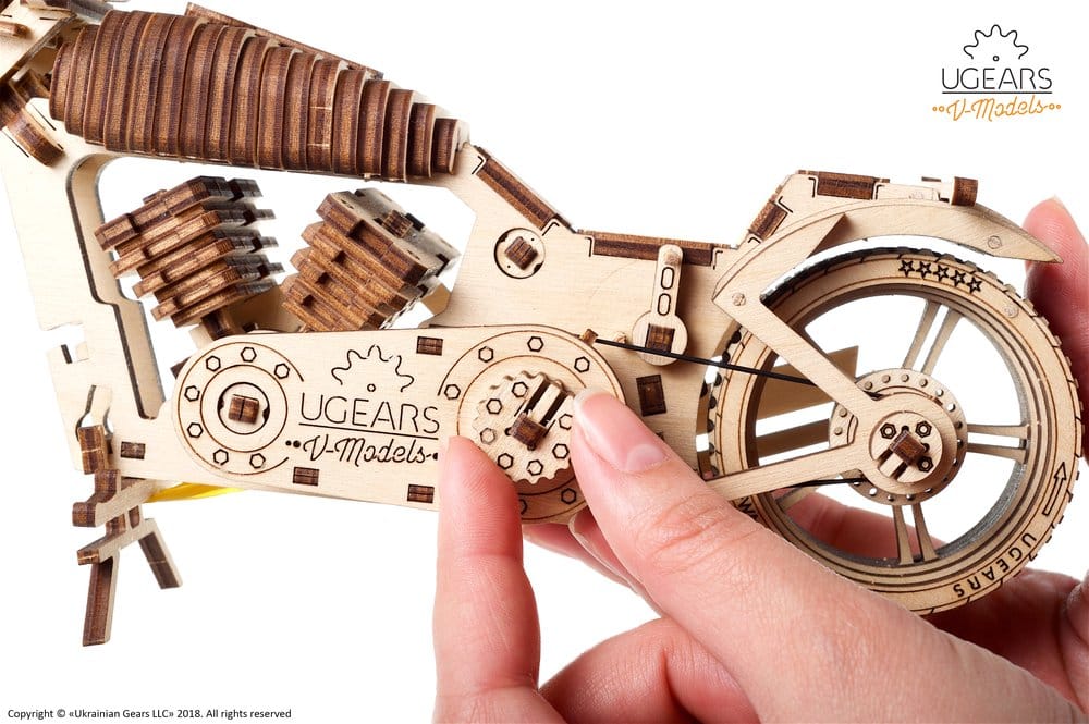 Ugears Wooden Model Kit Bike VM-02