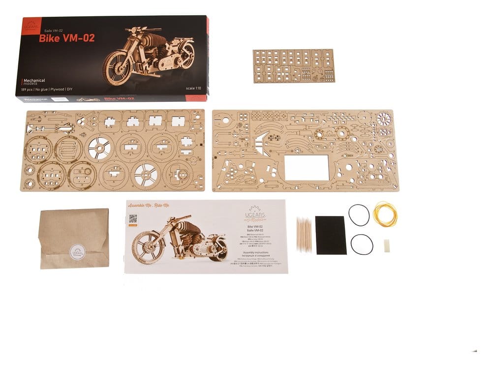 Ugears Wooden Model Kit Bike VM-02