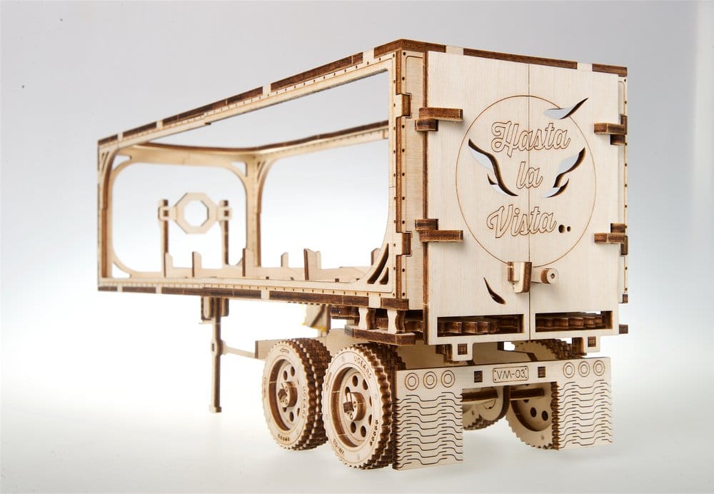 Ugears Wooden Model Kit Trailer for Heavy Boy Truck VM-03