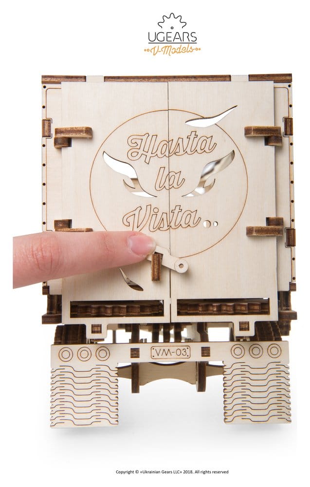 Ugears Wooden Model Kit Trailer for Heavy Boy Truck VM-03