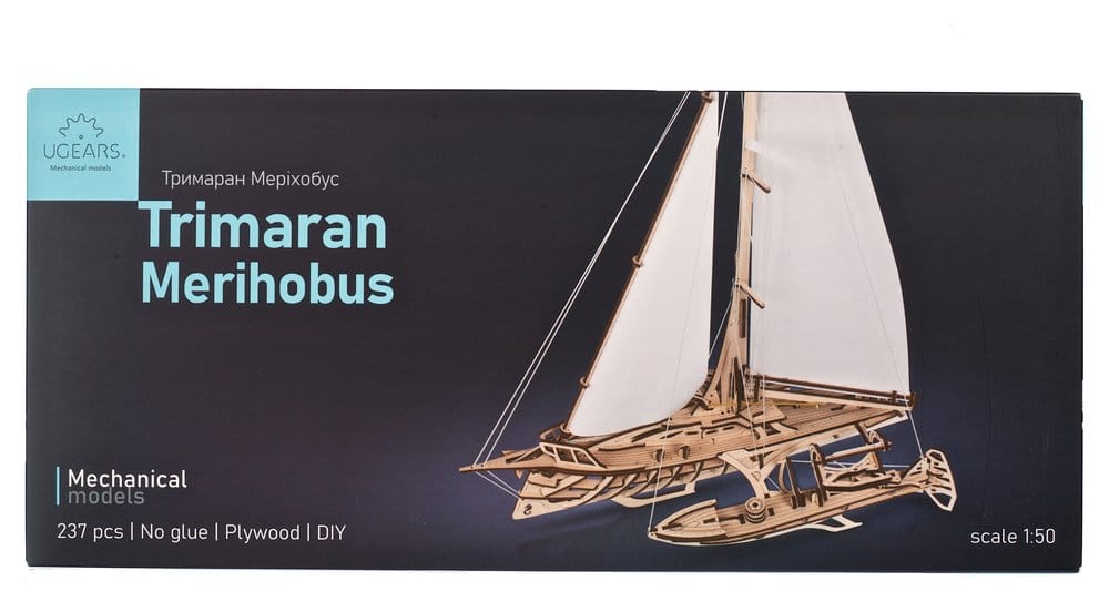 Ugears Wooden Model Kit Trimaran Merihobus