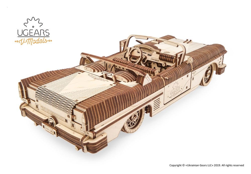 Ugears Wooden Model Kit Dream Cabriolet VM-05